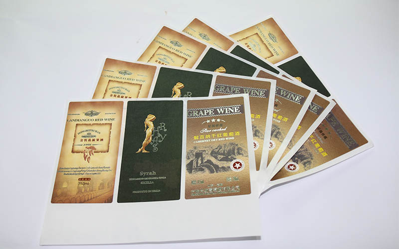 不幹膠印刷,彩色不幹膠印刷,不幹膠标簽