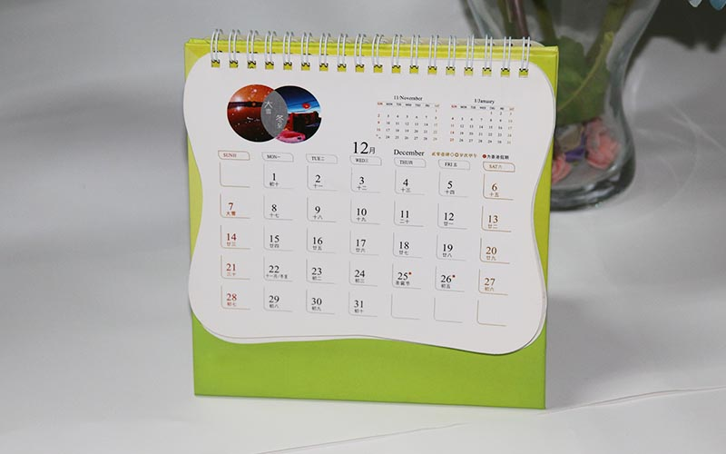 新款台曆定制廠家，定制各種